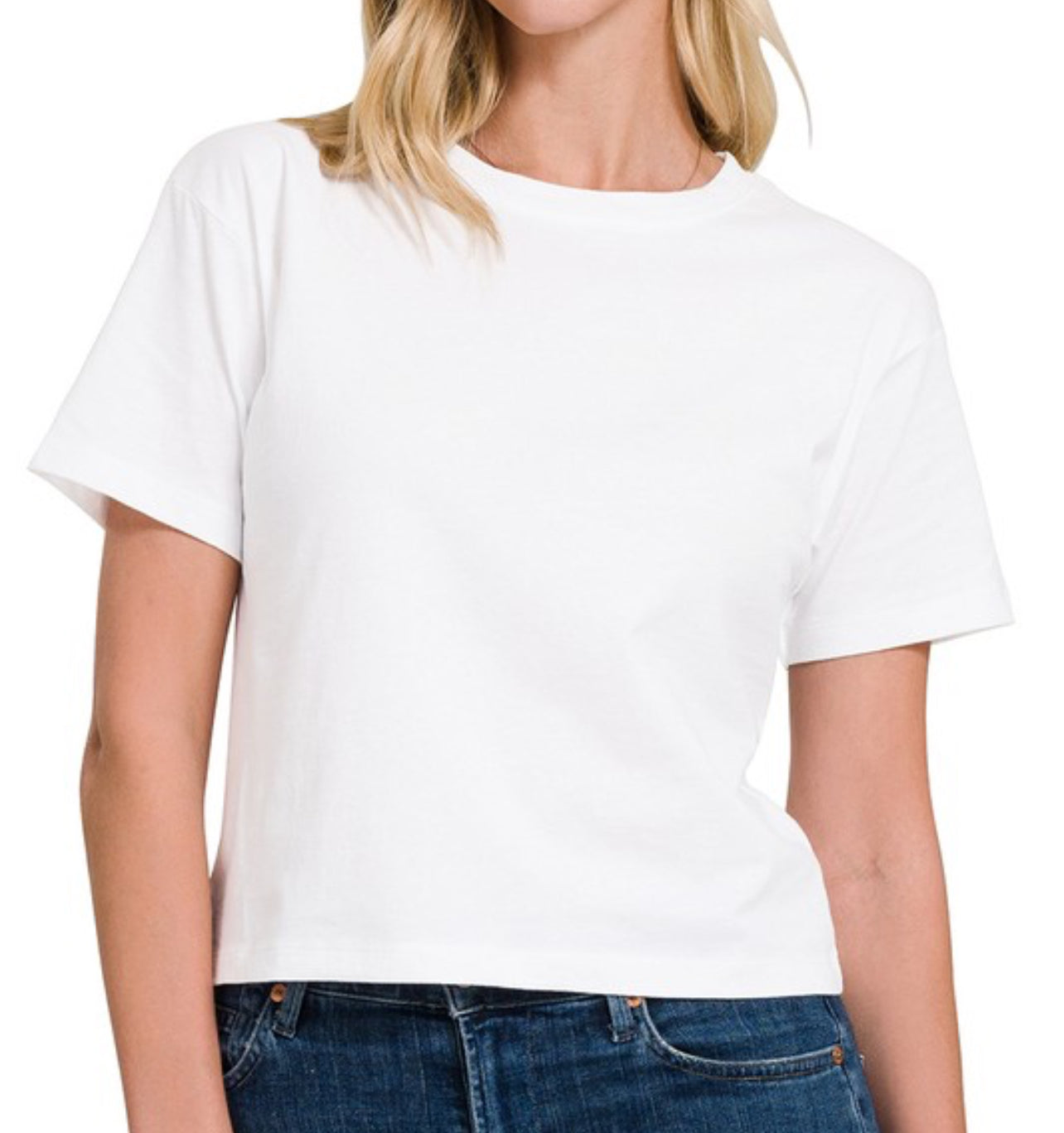 Basic short sleeve t-shirt - White
