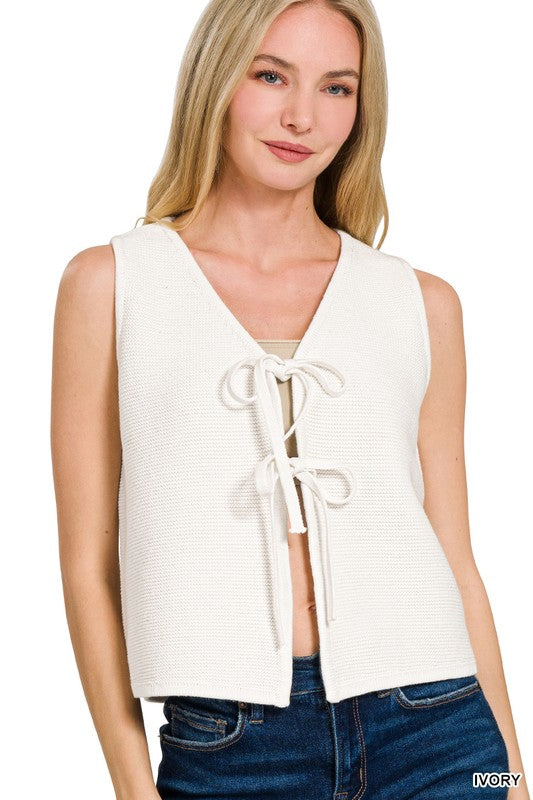 HAPPILY EVER VEST- IVORY