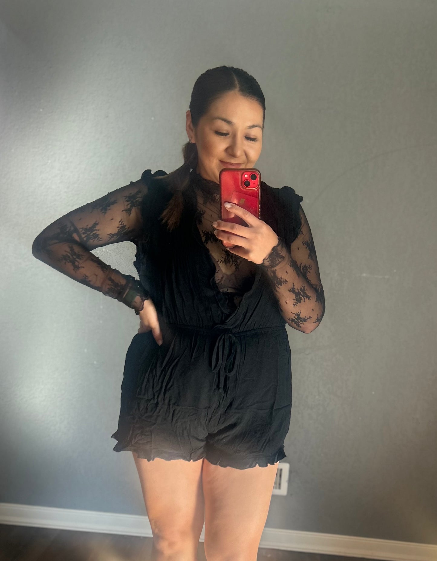 BLACK MAGIC ROMPER - BLACK