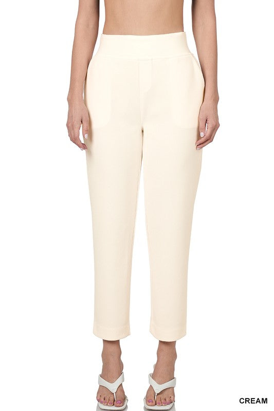 NEW ME - DRESS PANTS (CREAM)