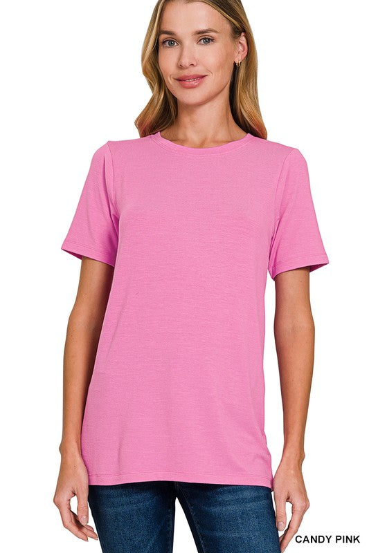 LOOKING GOOD SHORT SLEEVE TEE ( CANDY PINK)