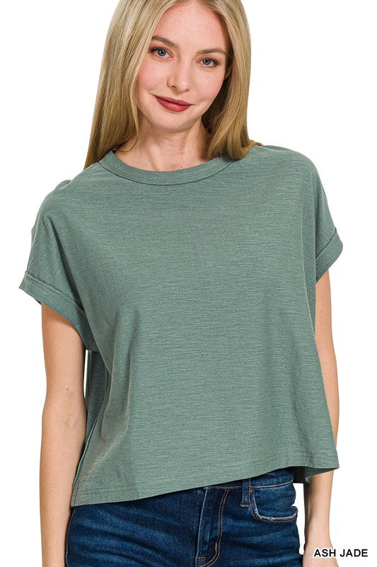 Summertime Cotton Shirt- Ash Jade