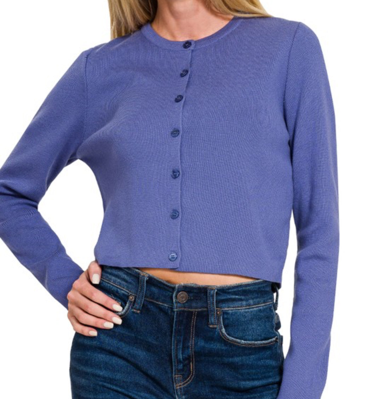Wanted crewneck Cardigan-Marlin