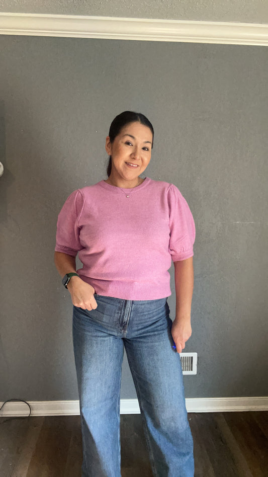 SWEET SHORT SLEEVE - H MAUVE