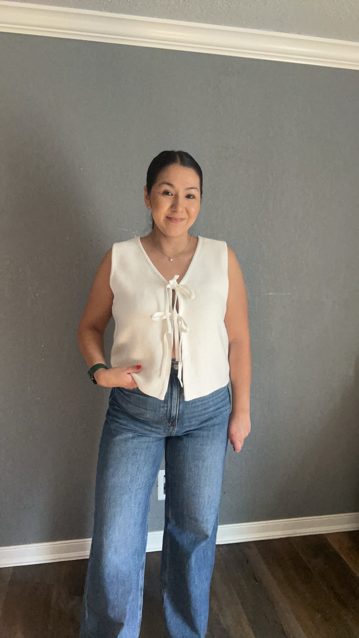 HAPPILY EVER VEST- IVORY