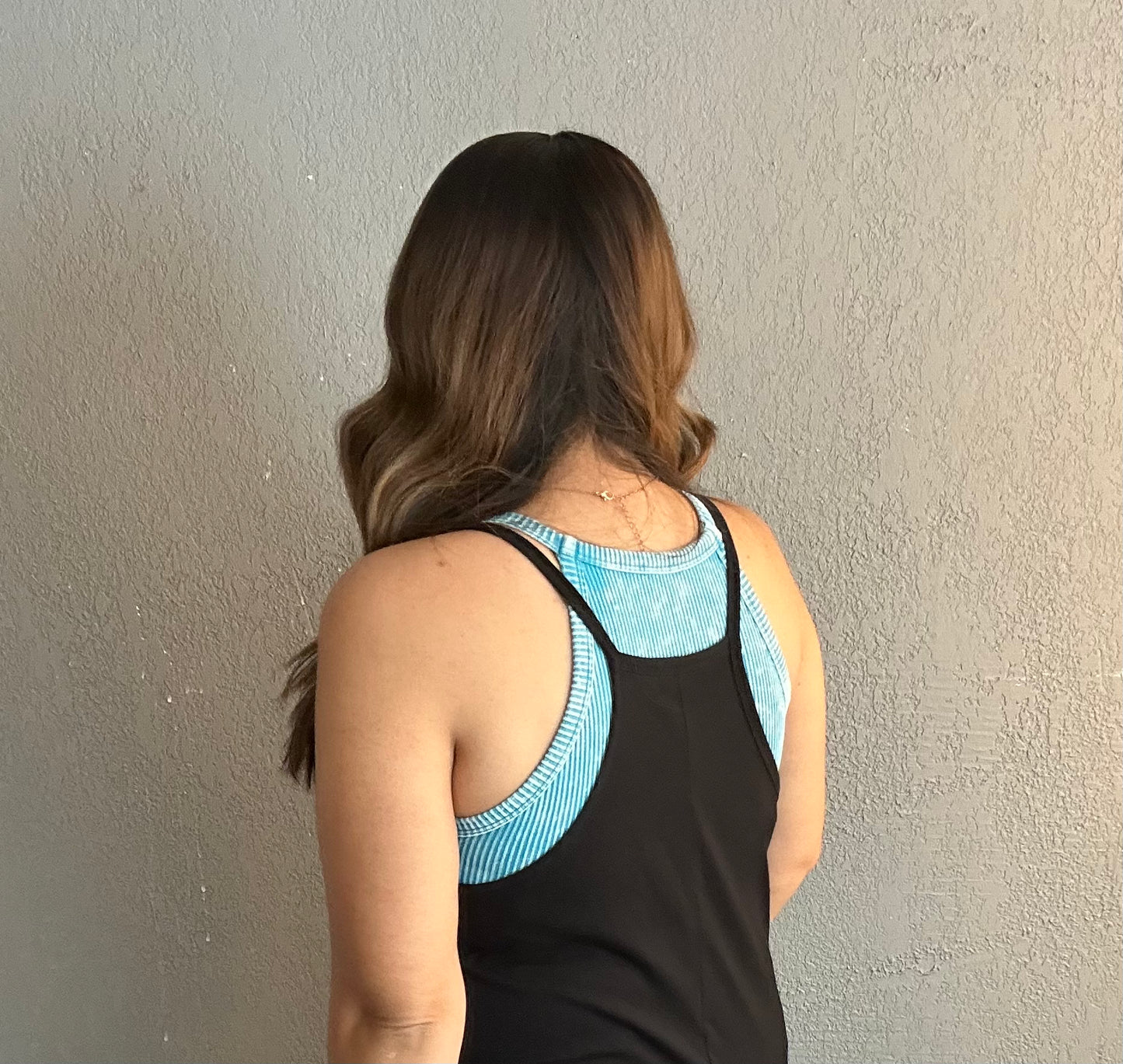 RELAXED ME STRAP JUMPSUIT ( BLACK)