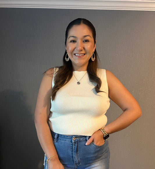 Soft Yellow Top with Ruched Side- Ivory