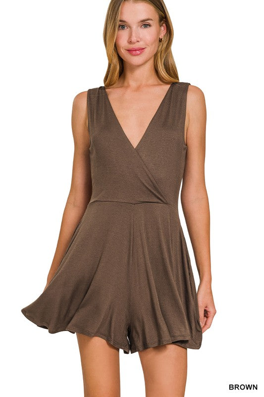 Summer Romper - Brown