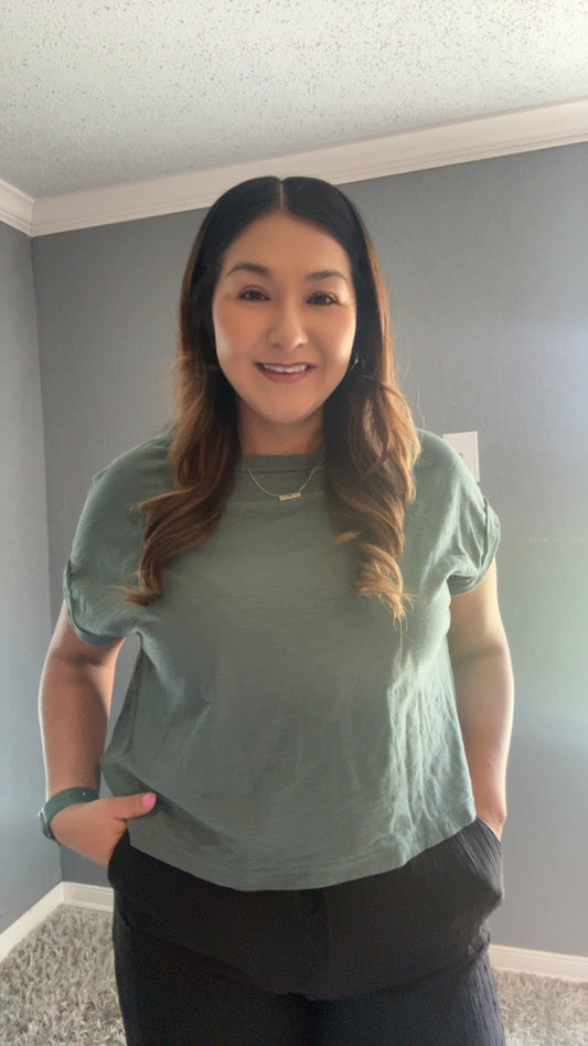 Summertime Cotton Shirt- Ash Jade