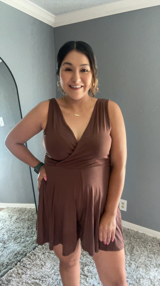 Summer Romper - Brown