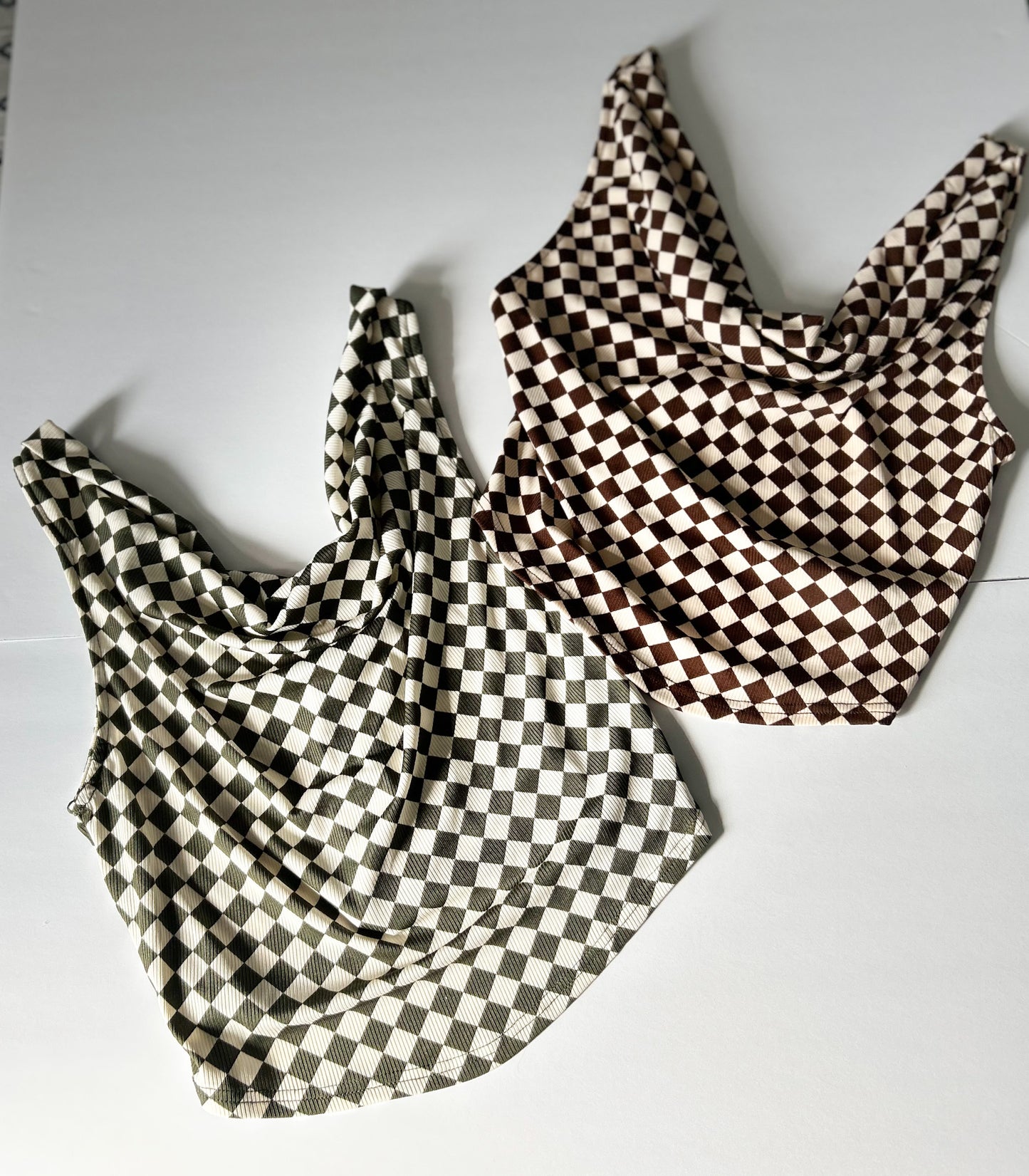 ALL NICE CHECKER PRINT- BROWN