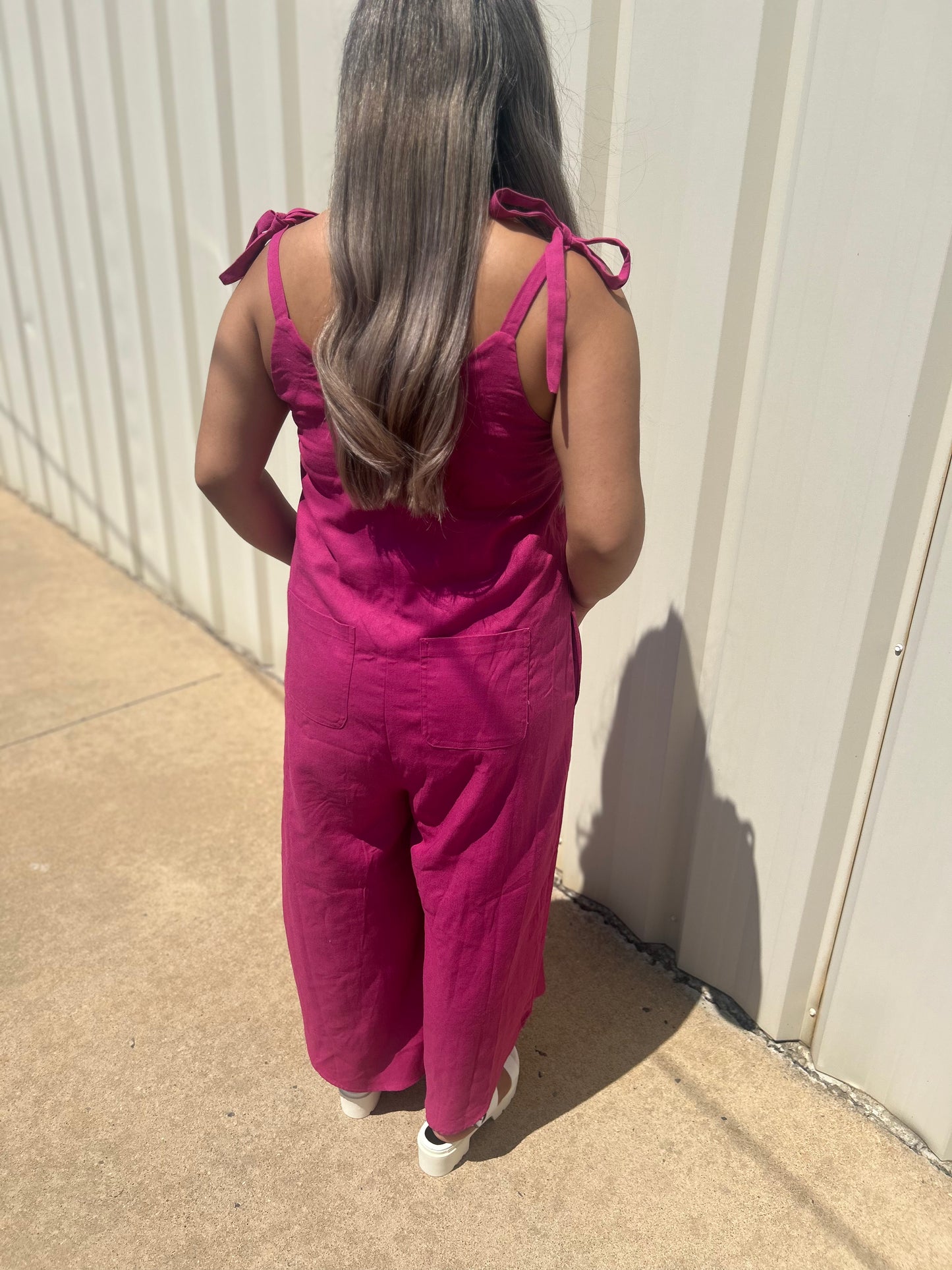 Magenta Jumpsuit